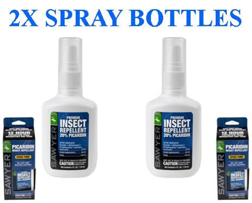 SAWYER (2) SP544 Picaridin Insect Repellent 4oz Spray Mosquitos, (TWO PACK!!!)