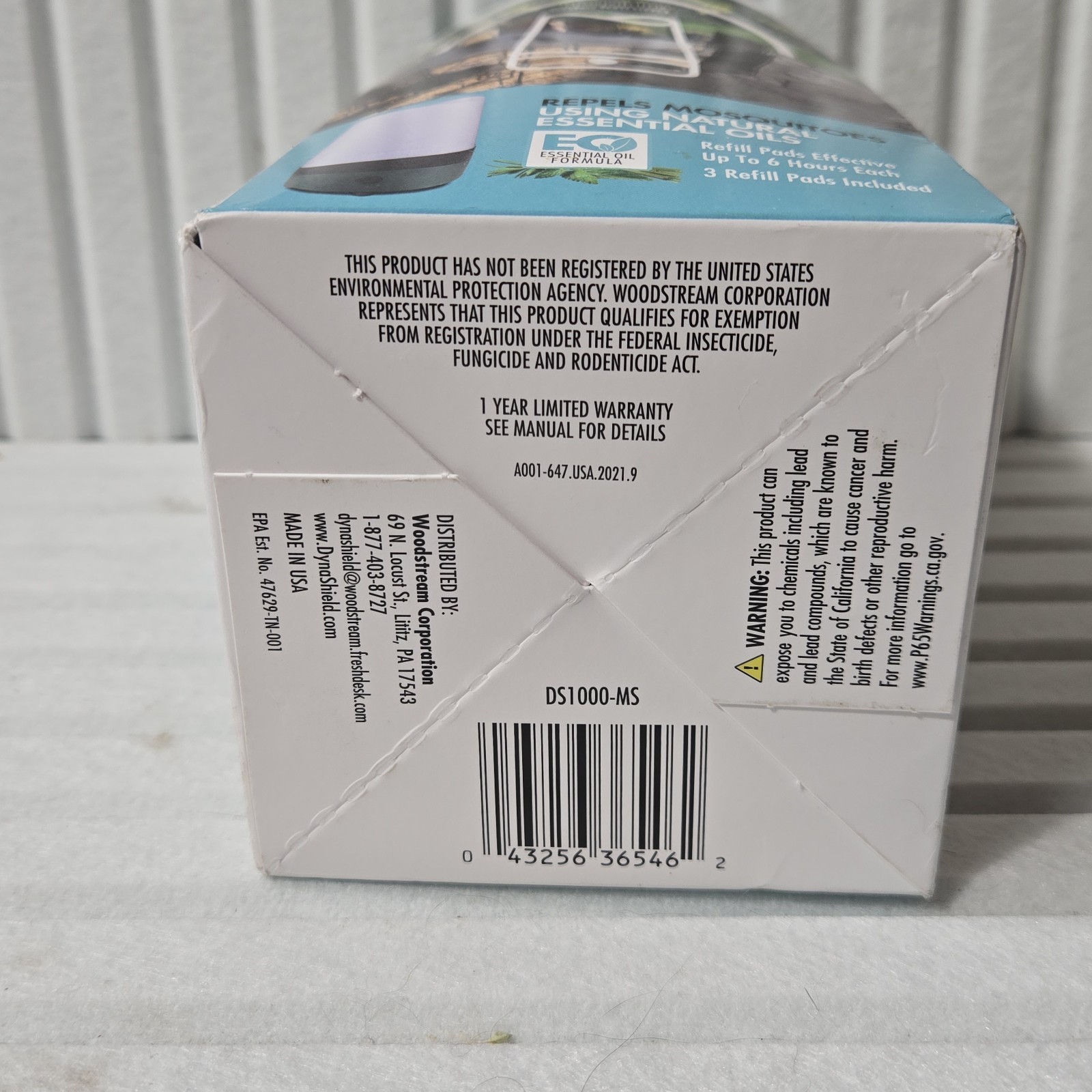 Dynatrap DynaShield Mosquito Repellent in Ocean White