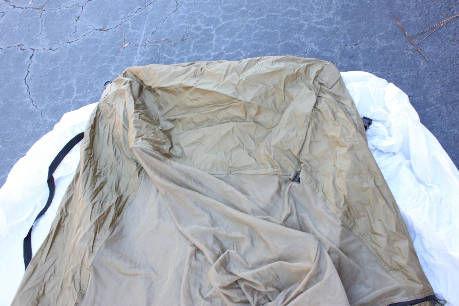 Netherlands Dutch Military Coyote Mosquito Net Single Dome Insect Repellent Tent