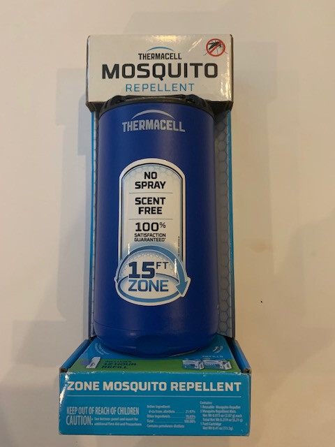 Thermacell Mosquito Repellent Patio Shield Blue 15 Ft Zone Scent Free No Spray