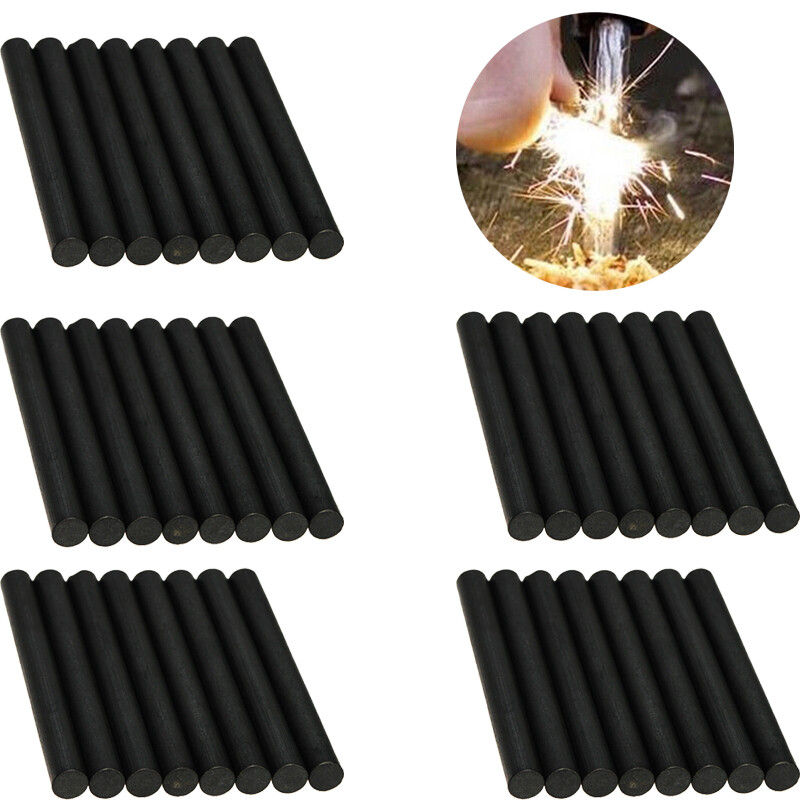 LOT 8-40pcs Ferrocerium 5/16″ Flint Fire Starter Survival Camping Ferro Rods