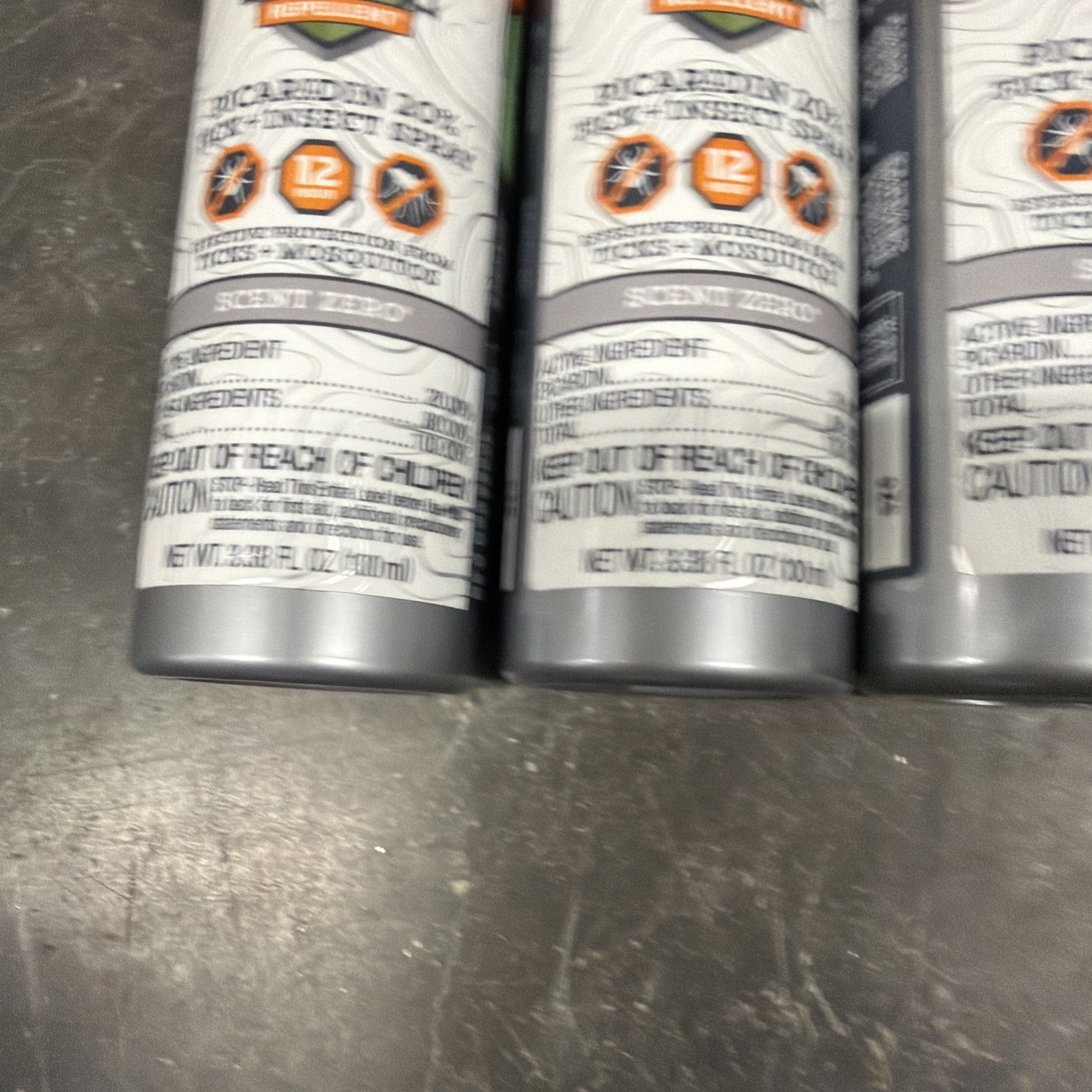 Lot Of 3 Ranger Ready Repellents 40 hours Spray Outdoor Zero Scent 3.38fl Oz