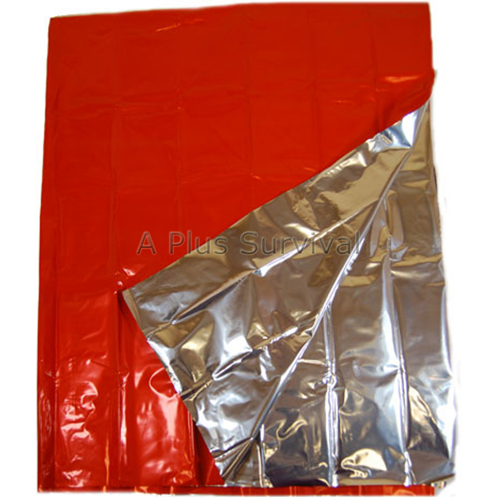 20 Pack Orange Silver Heavy Duty Emergency Survival Safety Mylar Solar Blanket