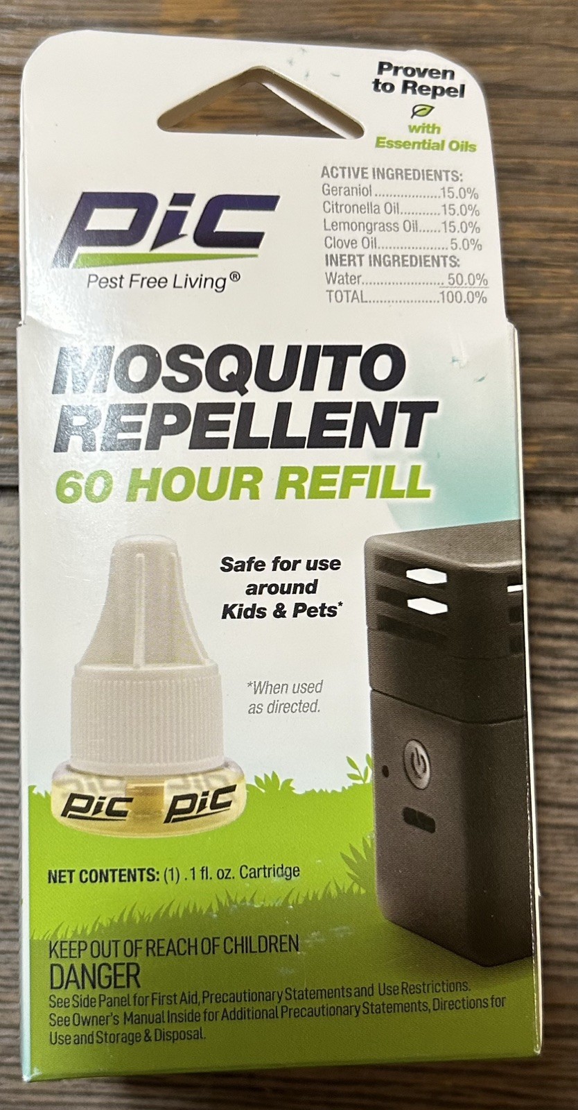 2 PIC Portable Mosquito Botanical Repellent​ 60 Hour Device Proven To Repel