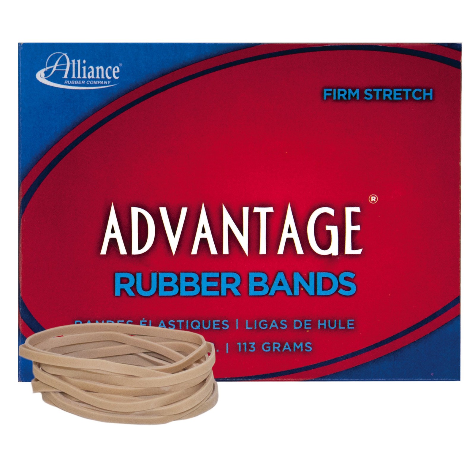 Alliance Rubber 26329 Advantage 1/4 Pound 3 1/2 x 1/8 inches, Beige