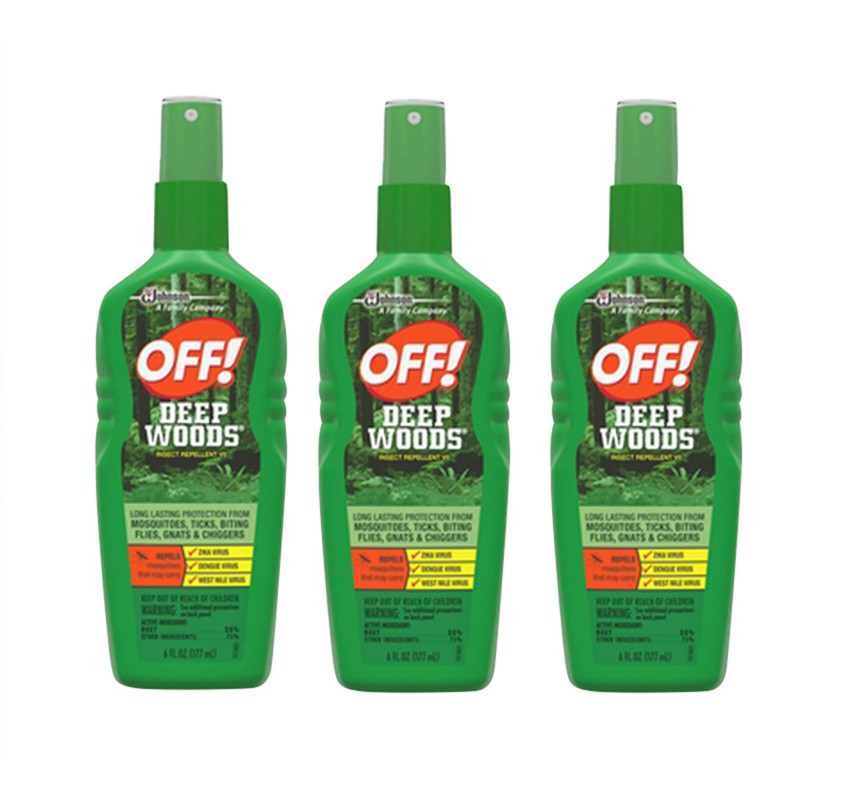 3 ~ OFF! Deep Woods INSECT REPELLENT VII Liquid Spray For Mosquito, Ticks 6 oz