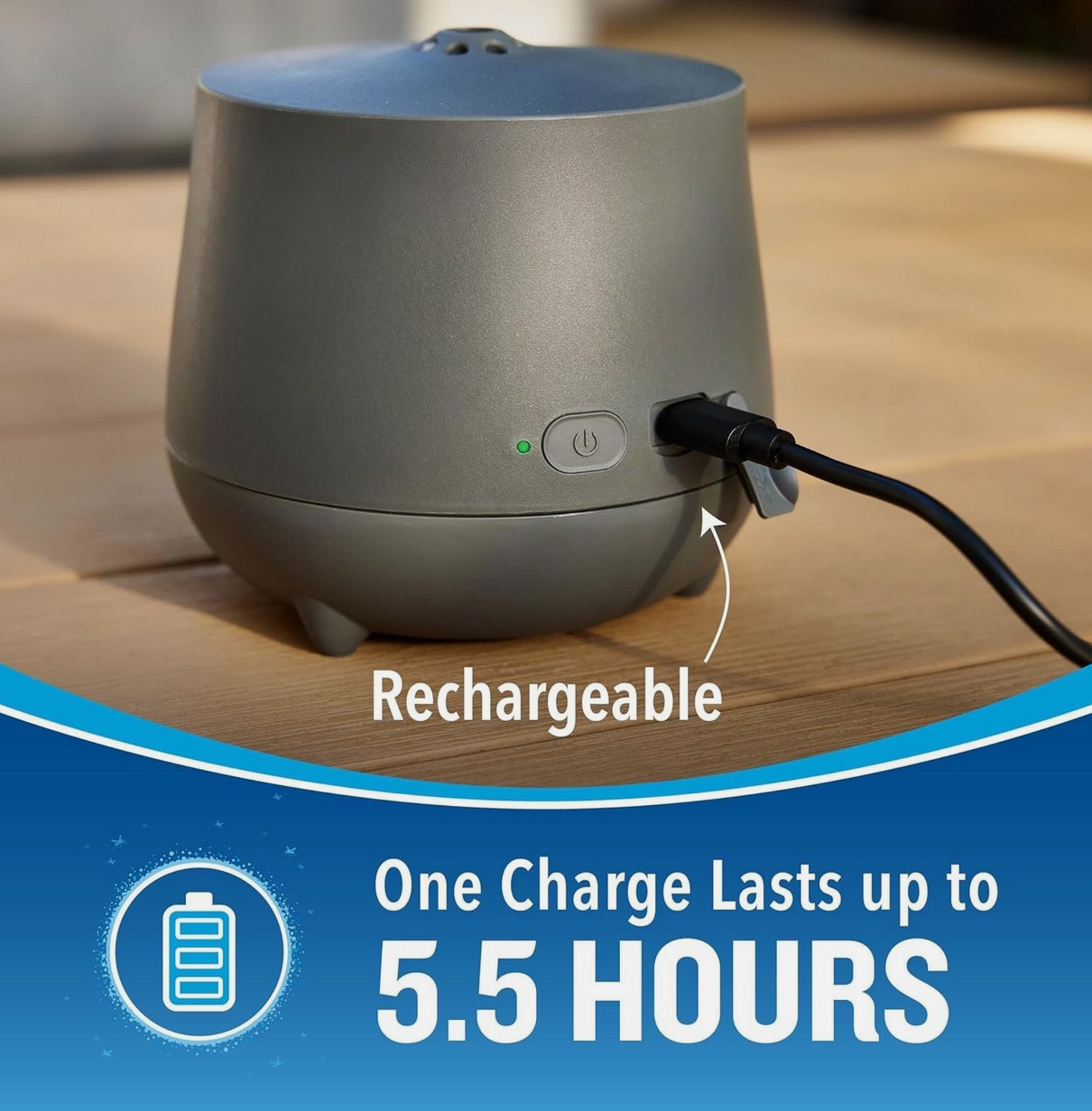 NEW ⭐️ Cutter Eclipse – Zone Mosquito Repellent Device – Rechargeable Diffuser