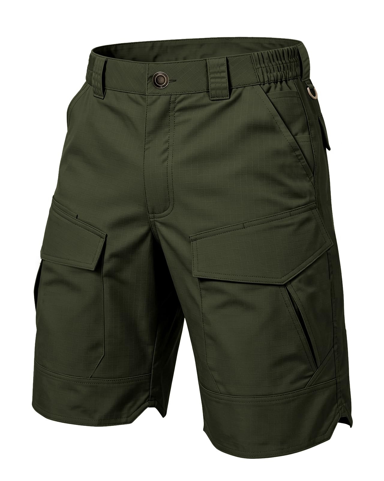 Pillxter Men’s Hiking Cargo Shorts Waterproof Quick Dry Medium, Army Green