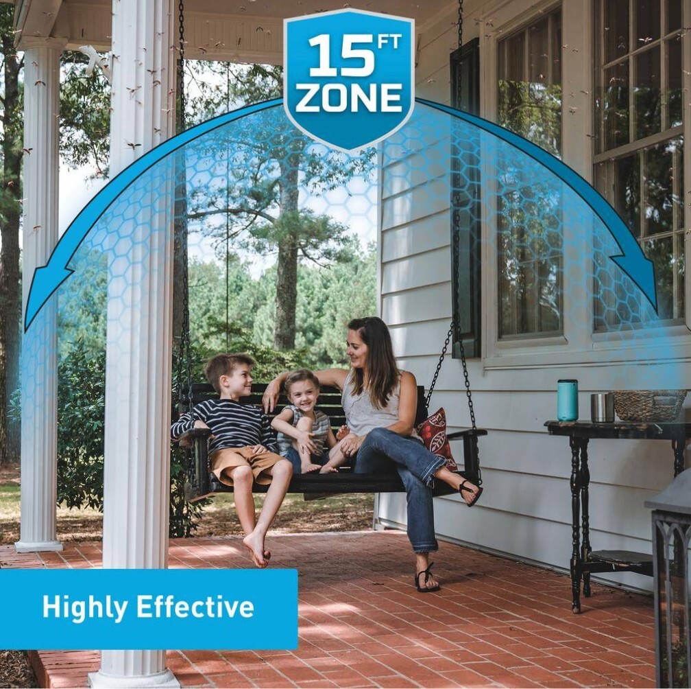 NEW Thermacell Mosquito Repellent Patio Shield Midnight 15 Ft Zone