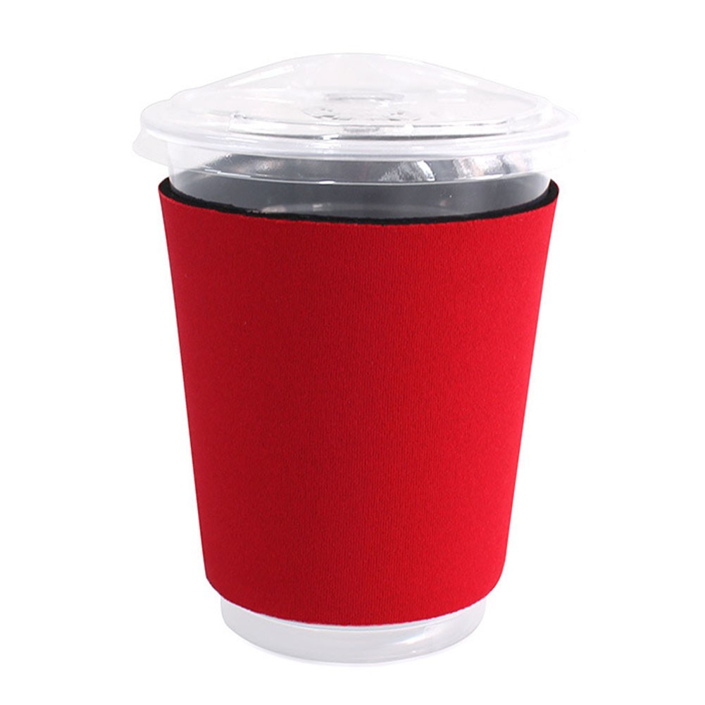 Non slip Neoprene Cup Sleeves Heat Insulation Comfortable Grip Reusable