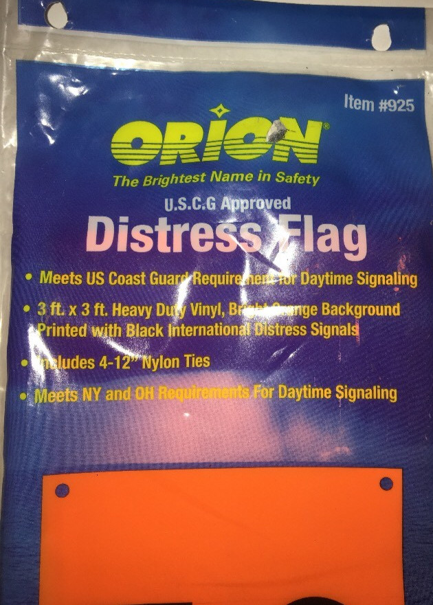 Orion Distress Sos Flag-NEW-SHIPS N 24 HOURS