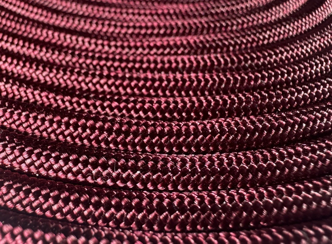 550 Paracord 10 FT – Burgundy Nylon Paracord – CordMethod