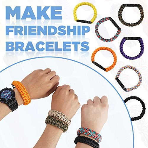 Paracord Bracelet Kit – 40 Colors, 10 Feet, Complete Accessories for Making