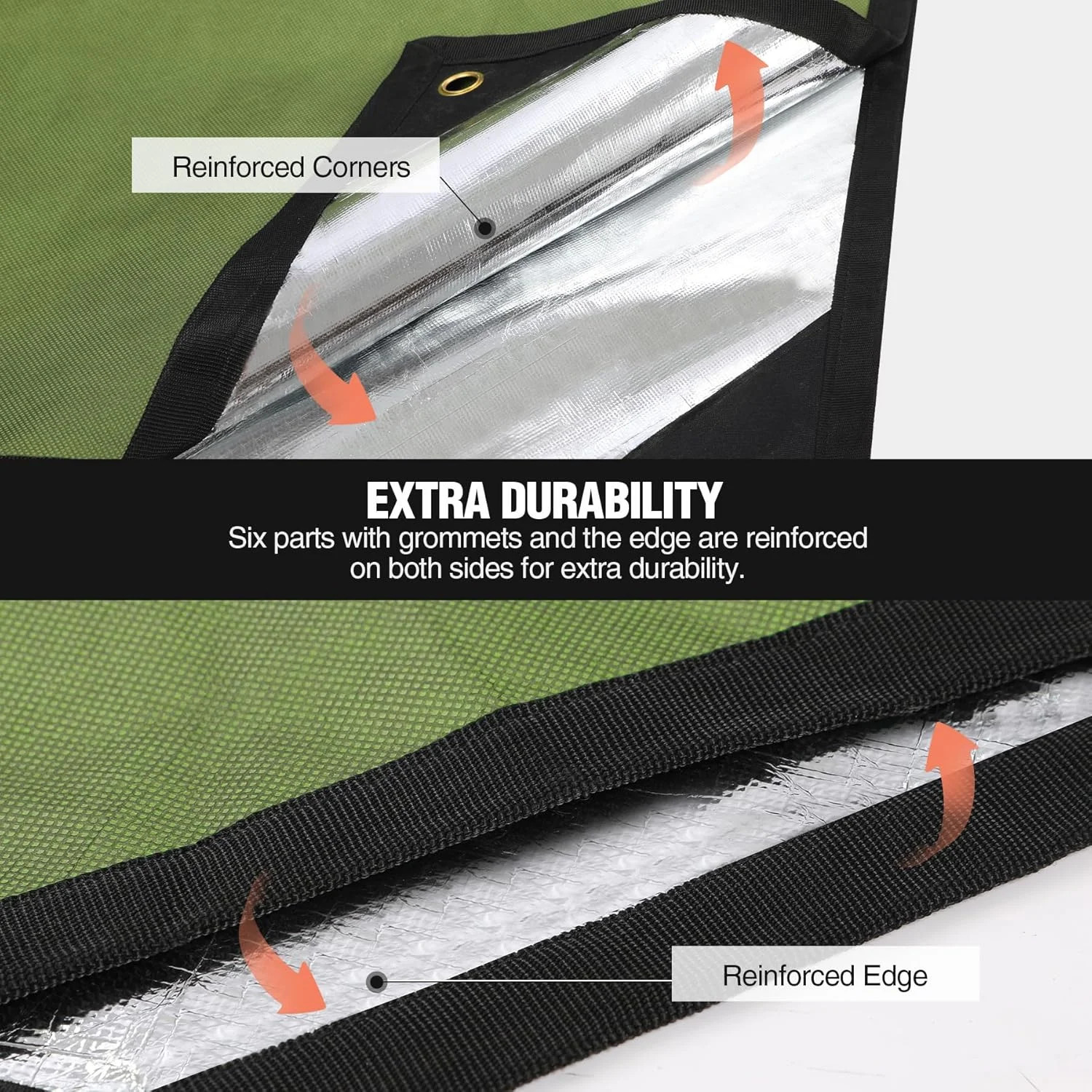 RedSwing Heavy Duty Survival Blanket, Waterproof Emergency Thermal Tarp, Multipu