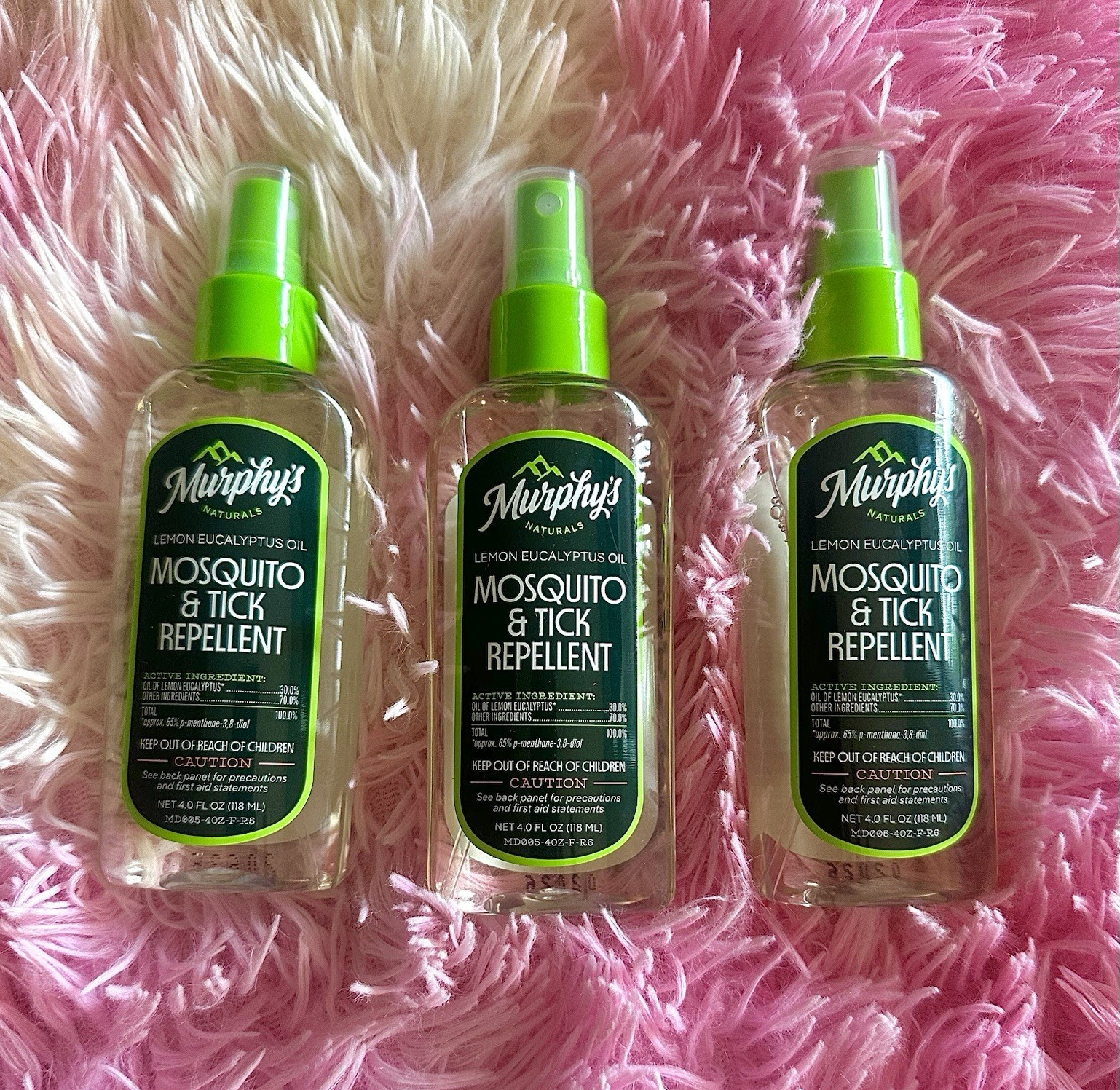 Murphy’s Naturals Lemon Eucalyptus Mosquito & Tick Repellent Pump Spray 3x4oz