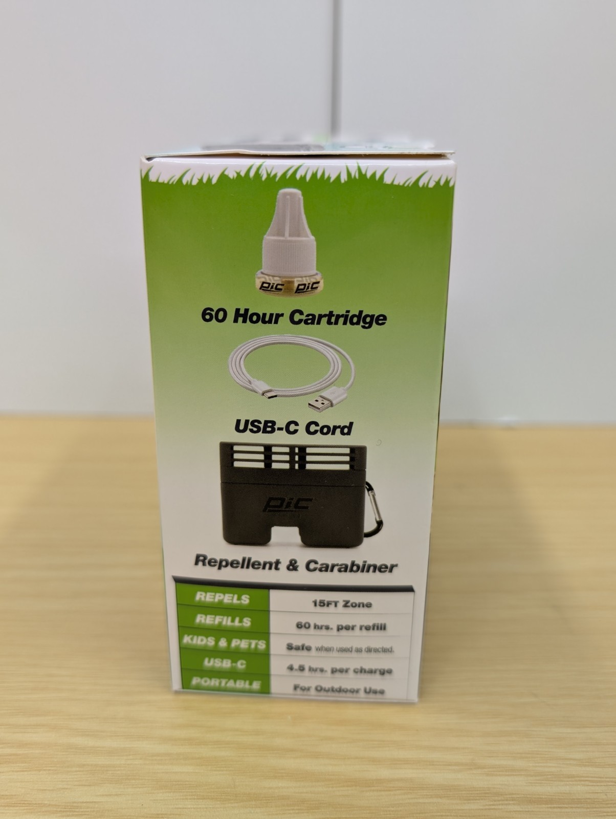 4x Lot of PIC Portable Mosquito Repellent 60 Hour Cartridge 15ft Zone Four Pack
