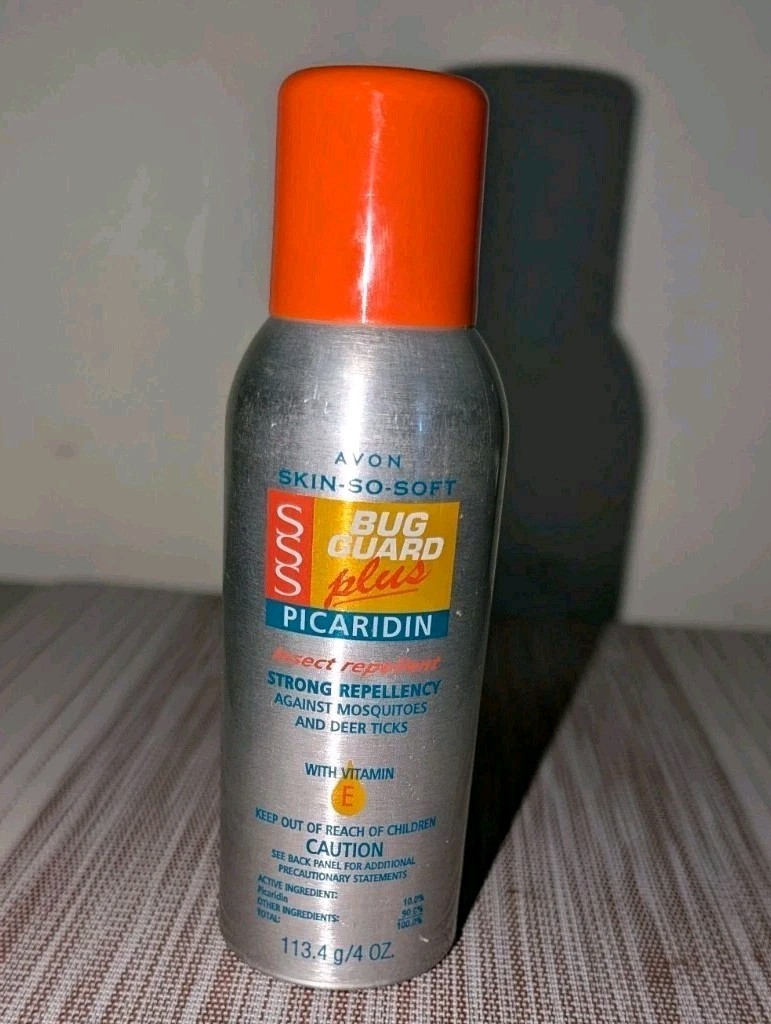 Avon Skin So Soft Bug Guard Plus Picaridin Aerosol Spray, 4 Oz., New, Free Ship