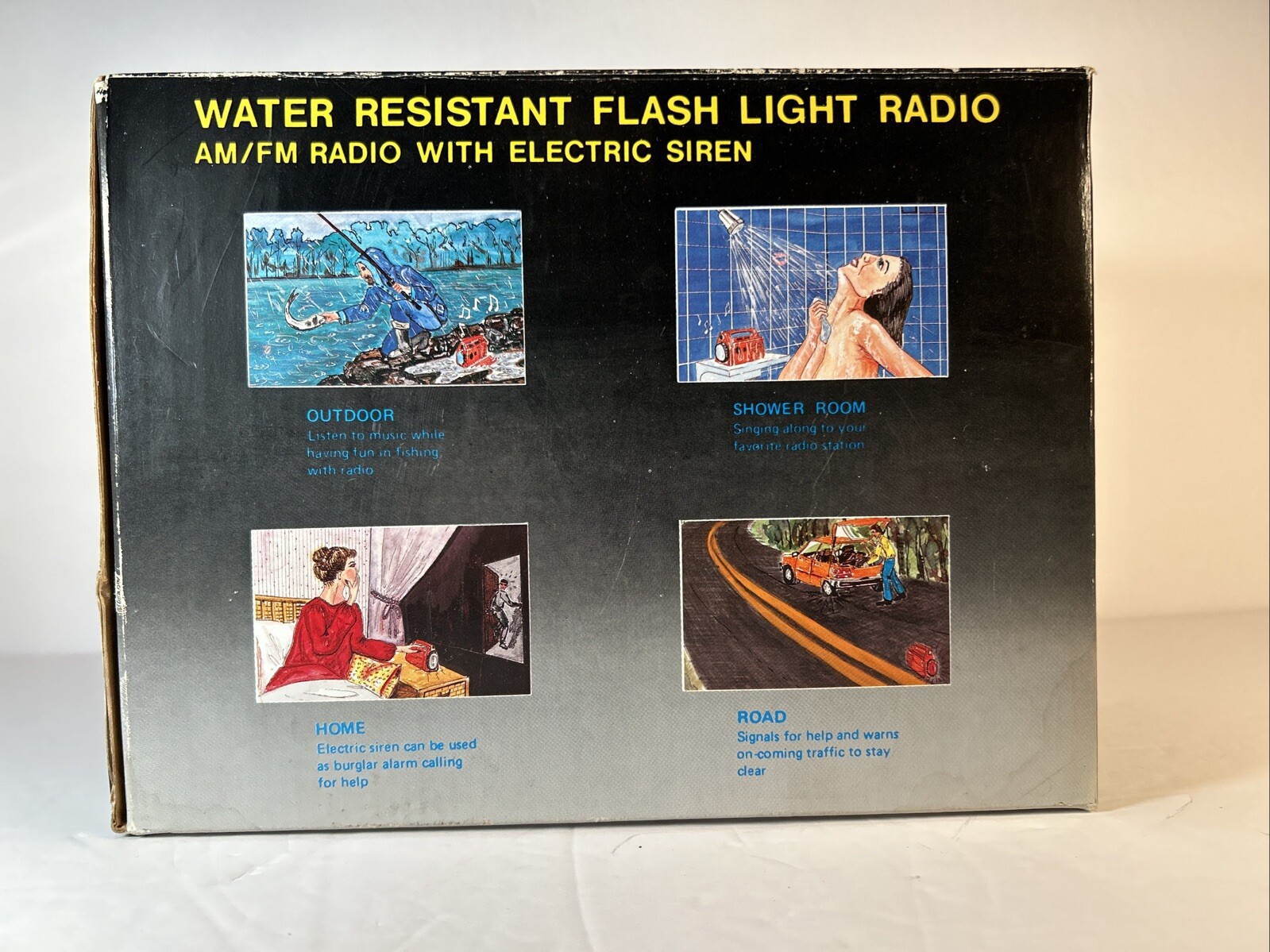 Hopesonic Am/Fm/Weather Radio W/ Flashlight And Siren Model No. HE851 A