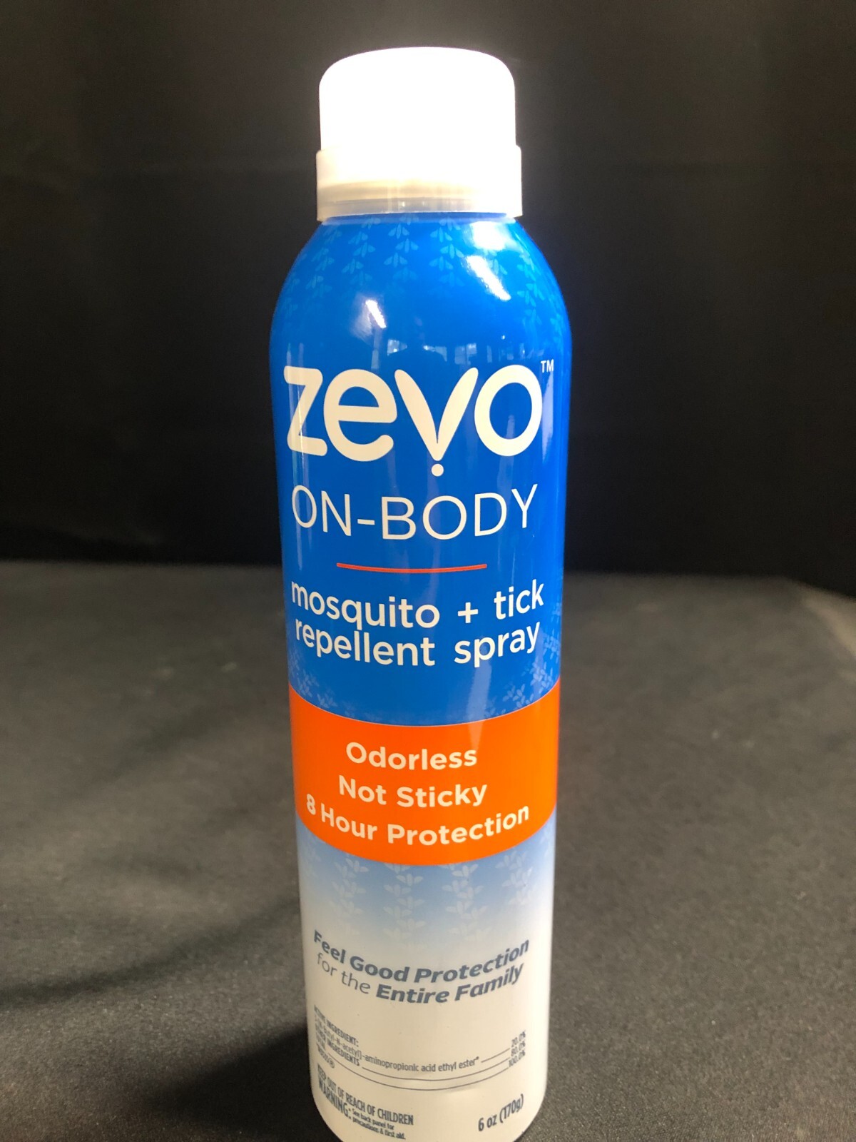 Zevo On-Body Mosquito + Tick Repellent Odorless Spray 6 Oz-8hr Protection