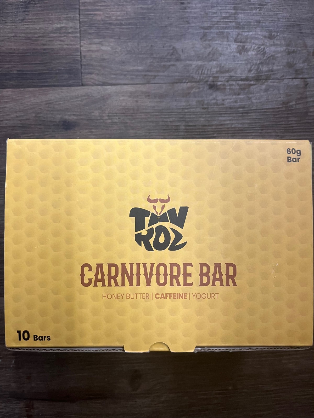 2 Pack – 10 Carnivore Bars Each HoneyButter 14GProtein 70mgCaffeine, Exp: 2041