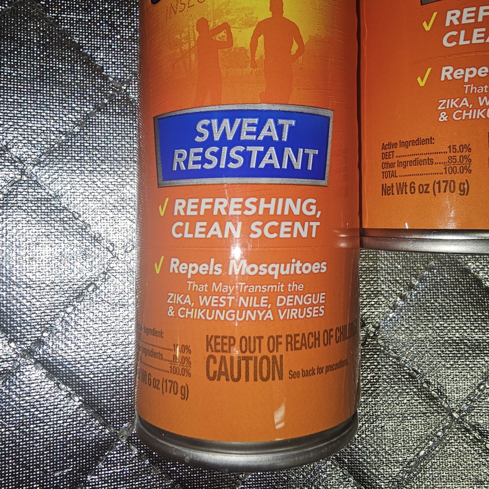 Cutter Sport Insect Repellent Sweat Resistant 6 oz Lot Of 2