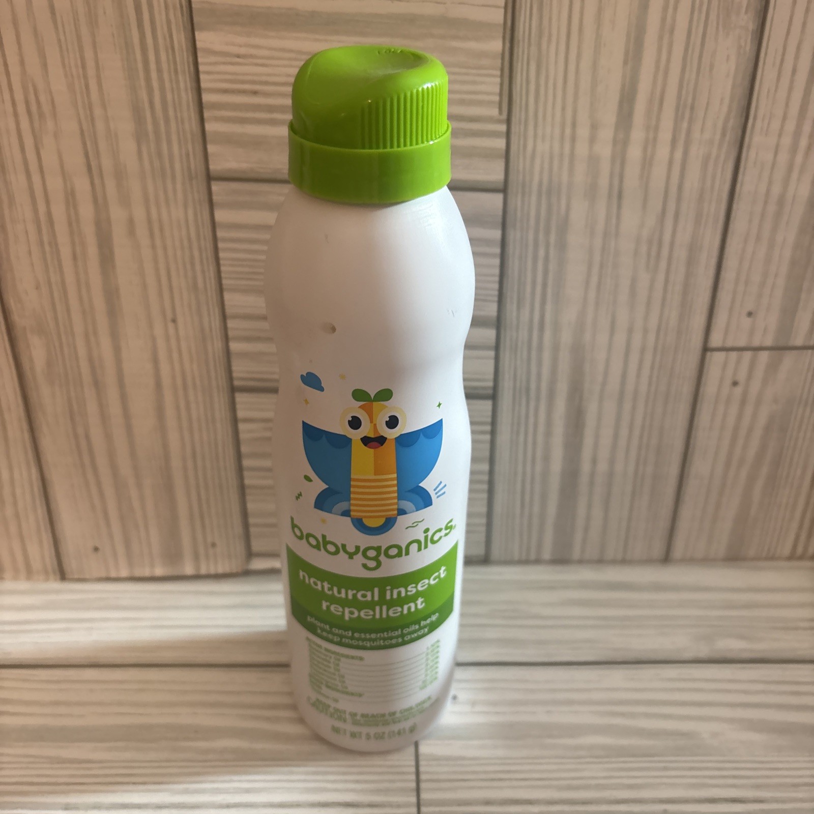 Babyganics Natural Insect Repellent Deet Free Plant and Essential Oils 5 fl Oz