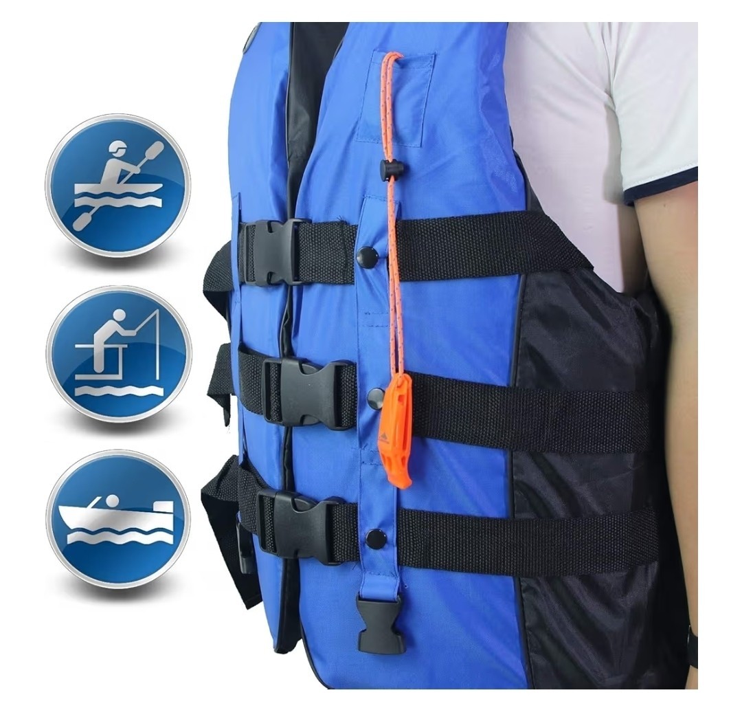 Safety Whistle Emergency Survival Gear with Lanyard, Loud Whistle Pack Of 2