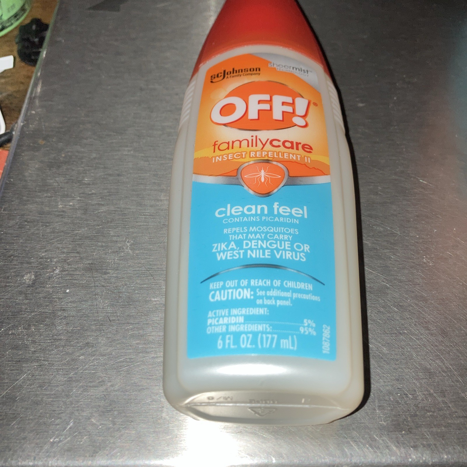 (3) Off Family Care Insect Repellent Clean Feel 6oz