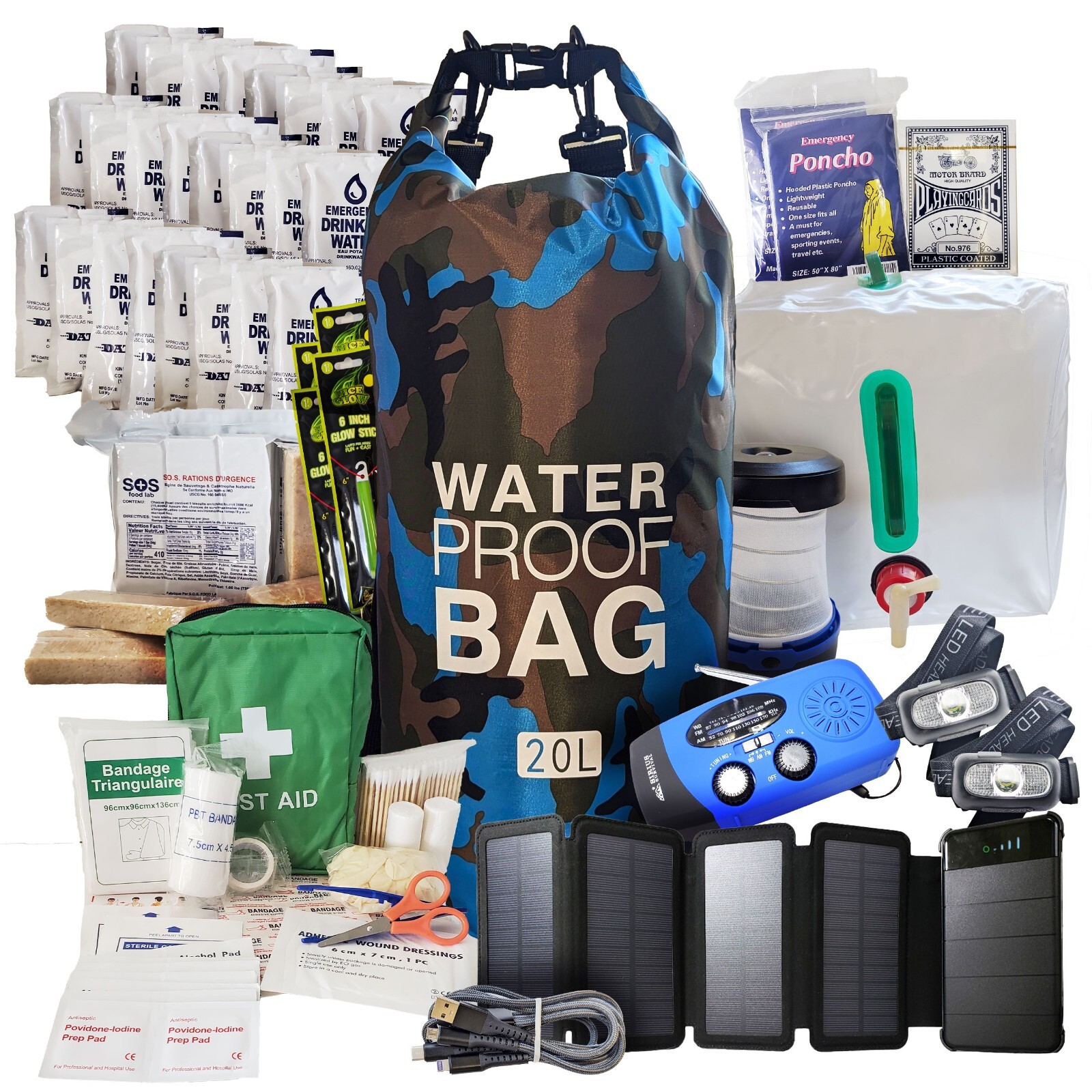 Sirius Survival Pre-Packed Hurricane Kit – Comprehensive Hurricane Preparedness