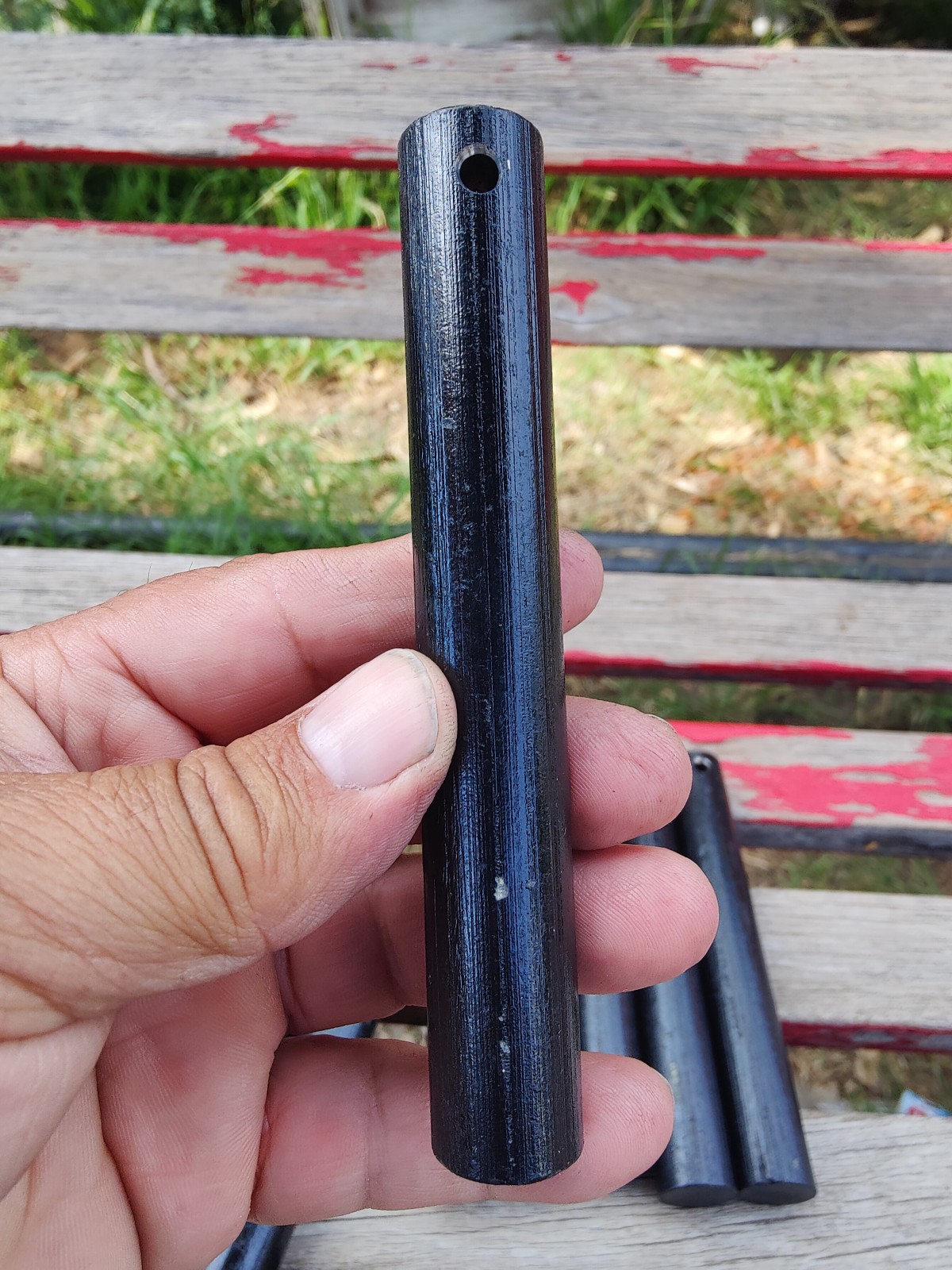 One (1) Ferrocerium Rod 3/4″ X 5″ with defects Mischmetal ferro rod metalmatch