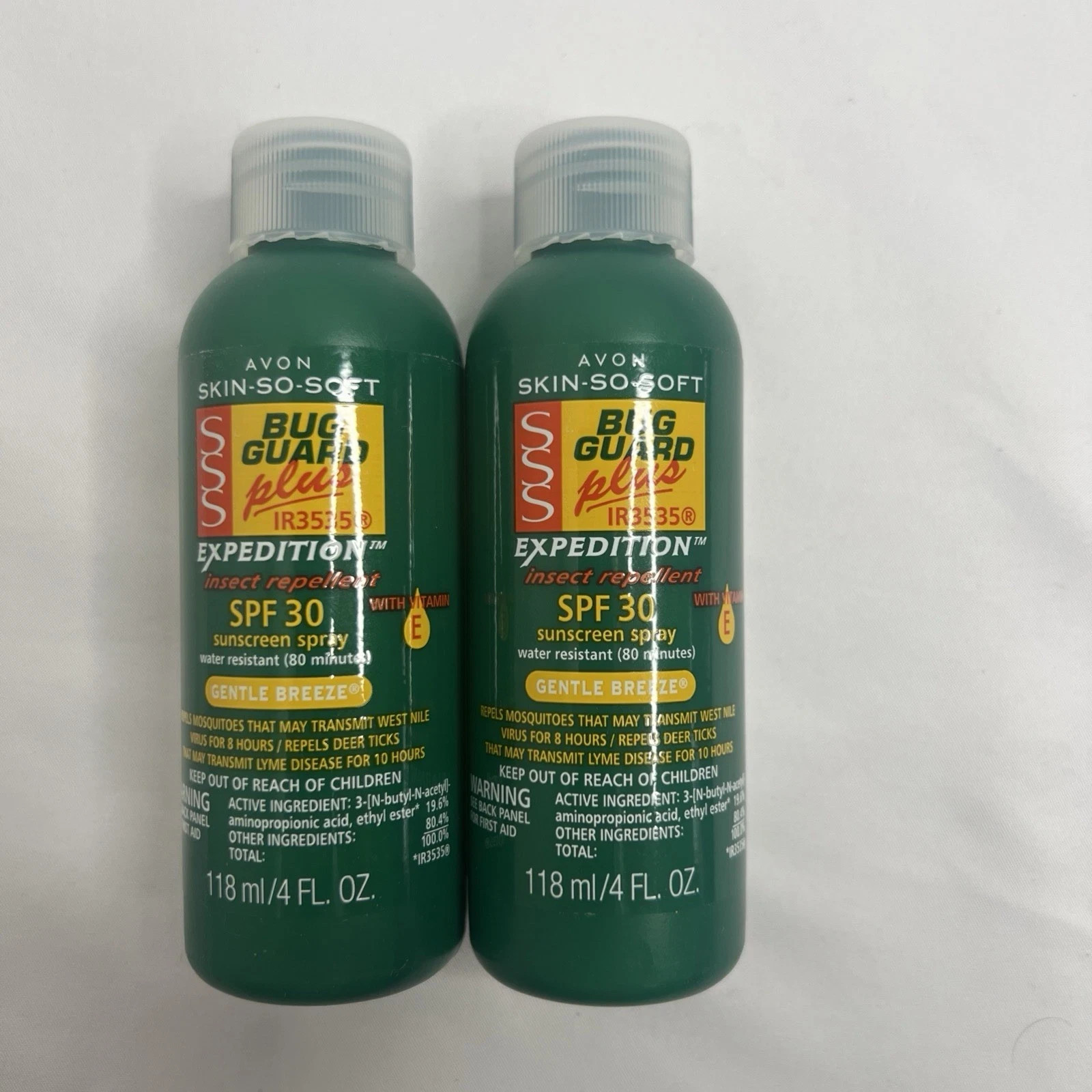 2 Pack – Avon Skin So Soft Bug Guard Expedition Insect Repel SPF 30 8oz Each