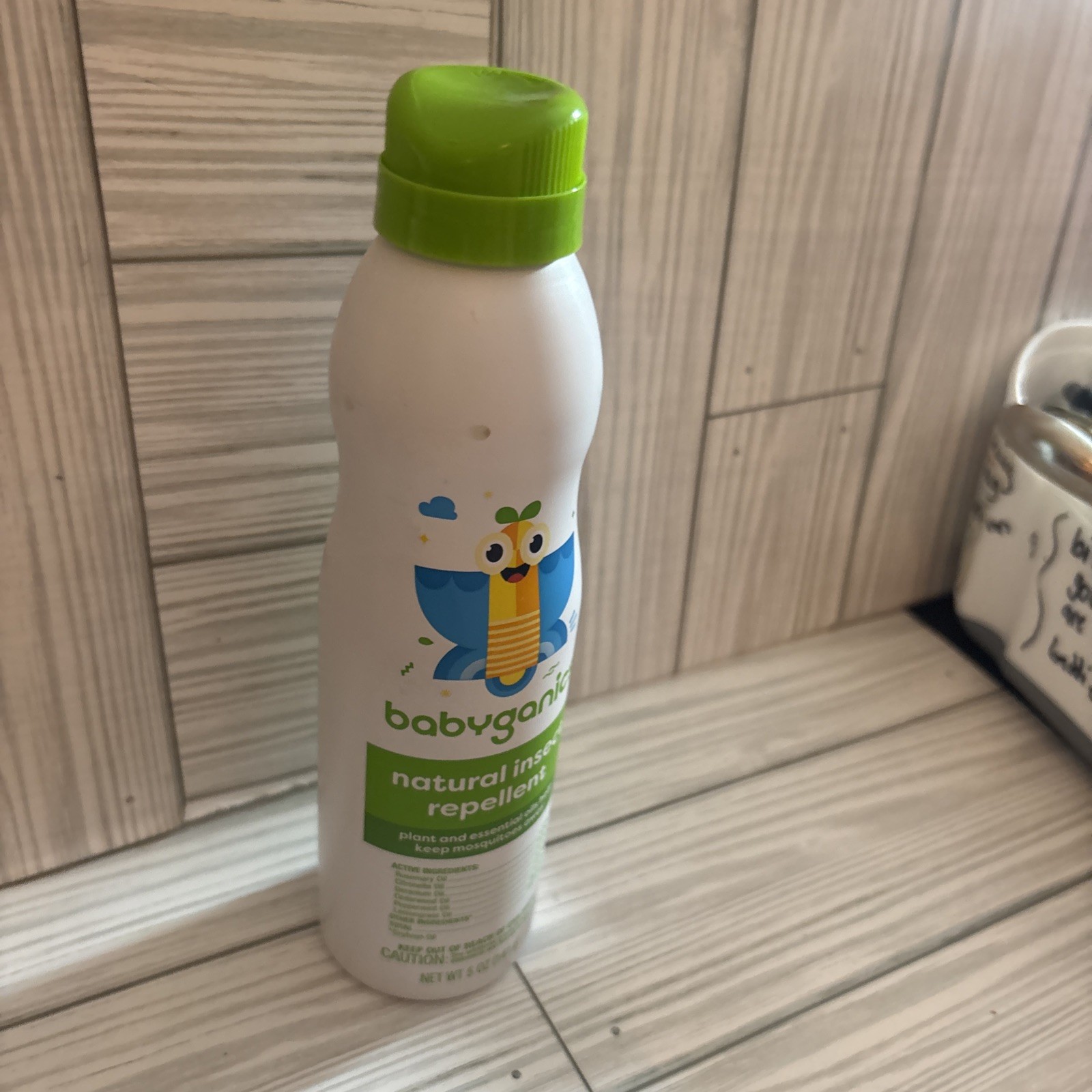 Babyganics Natural Insect Repellent Deet Free Plant and Essential Oils 5 fl Oz