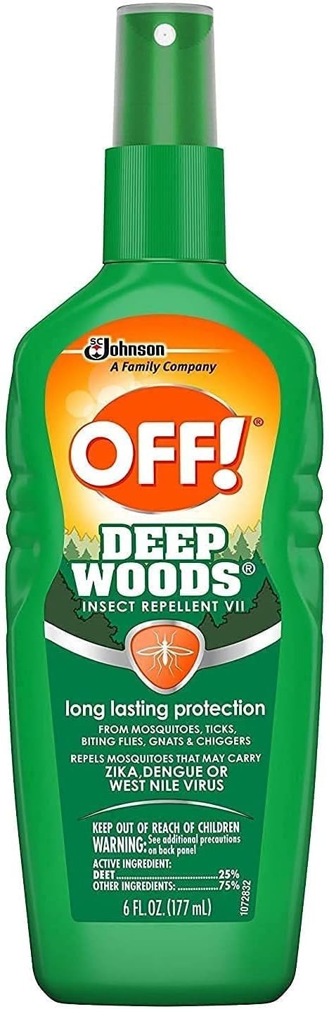 Pack of 7 bottles OFF! Deep Woods insect repellent VII 6 FL. OZ. (177 mL)