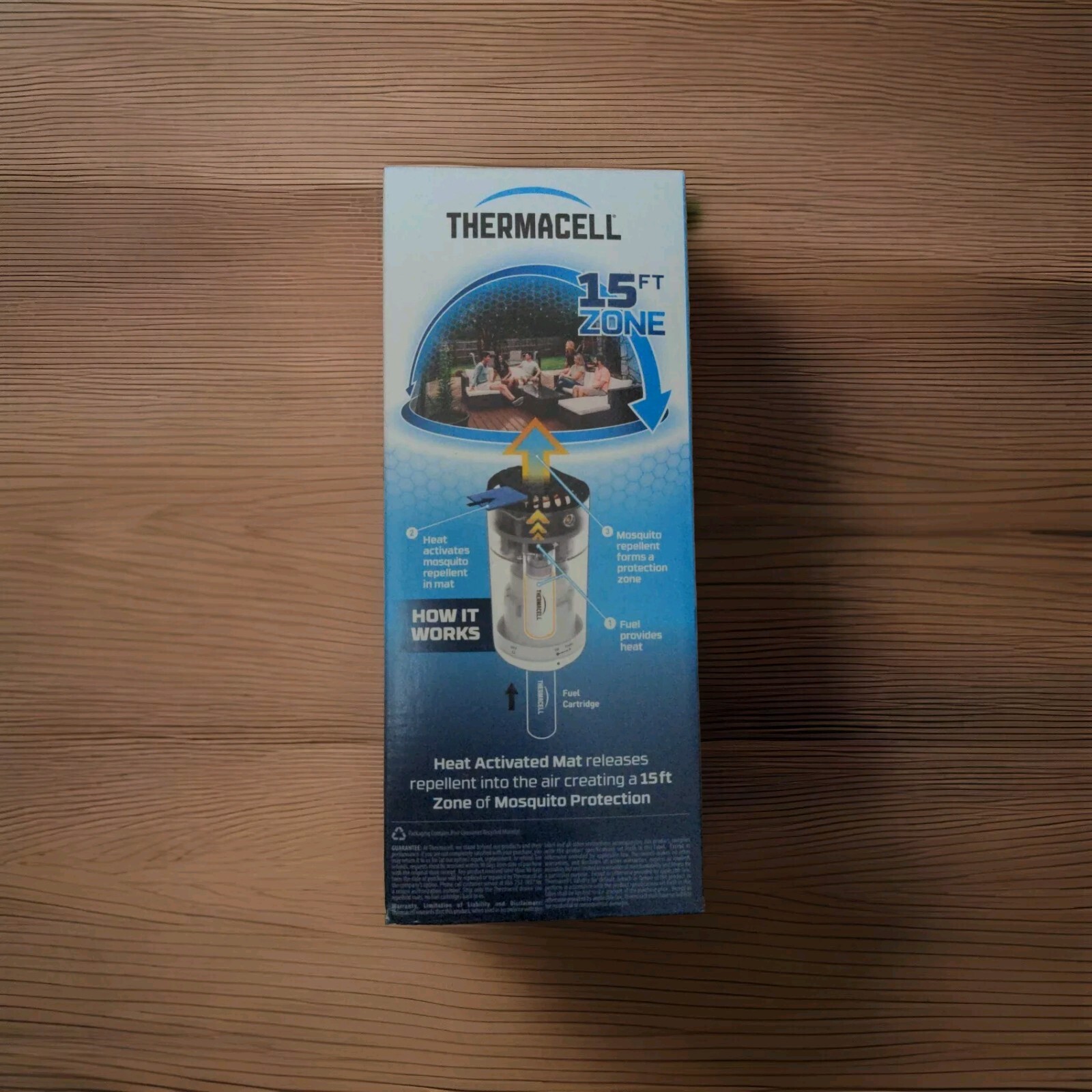 Thermacell Mosquito Repellent Patio Shield Midnight 15 Ft Zone