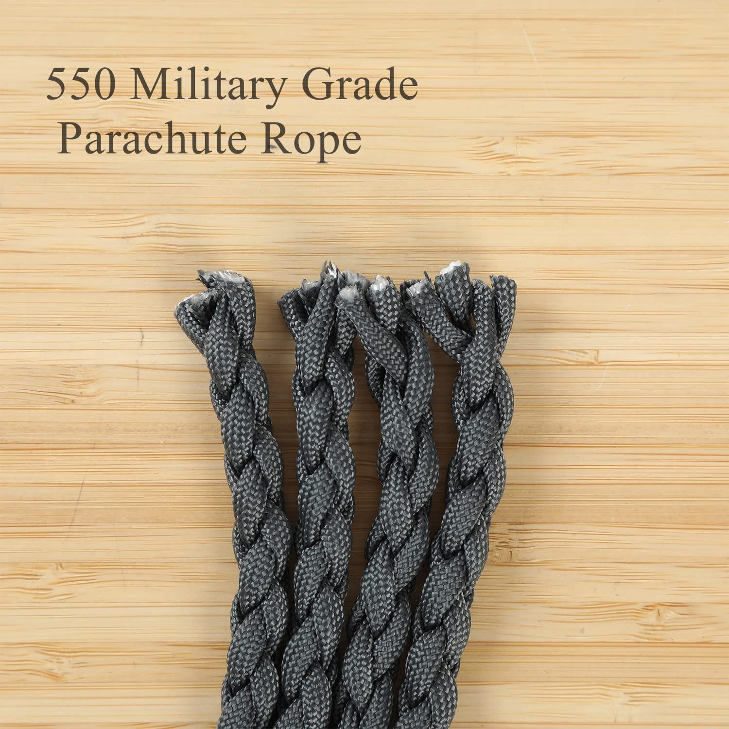 Heavy Duty Braided 550 Paracord Neck Lanyard Keychain for Men Women Outdoor