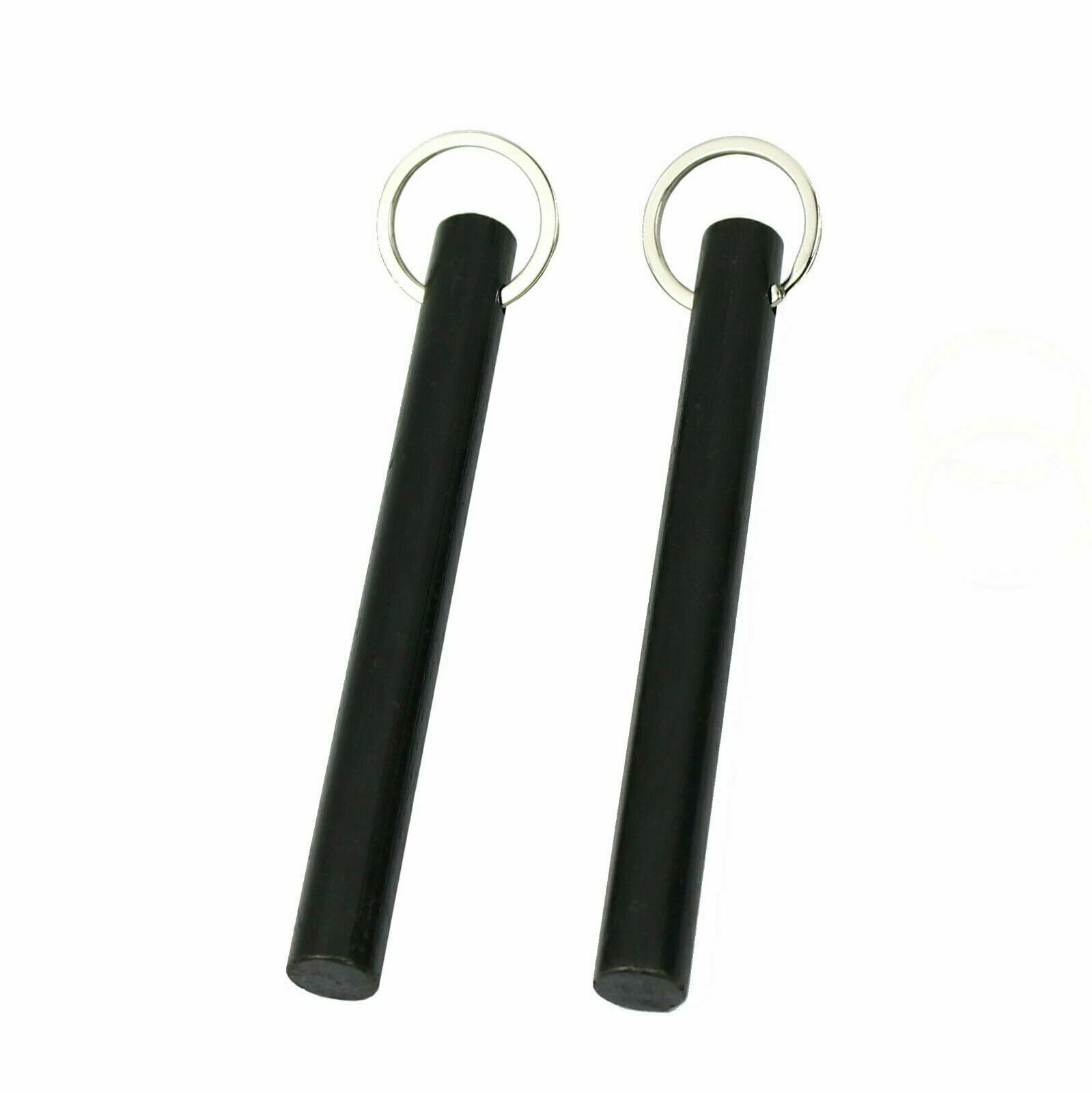 Pair Huge 1/2 x 5″ Ferrocerium Rod w/ Lanyard Hole Flint Fire Starter Camping