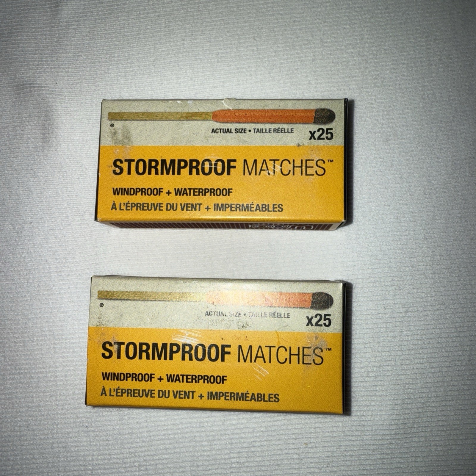 Industrial Revolution Stormproof Matches – Orange (2 Pack) New