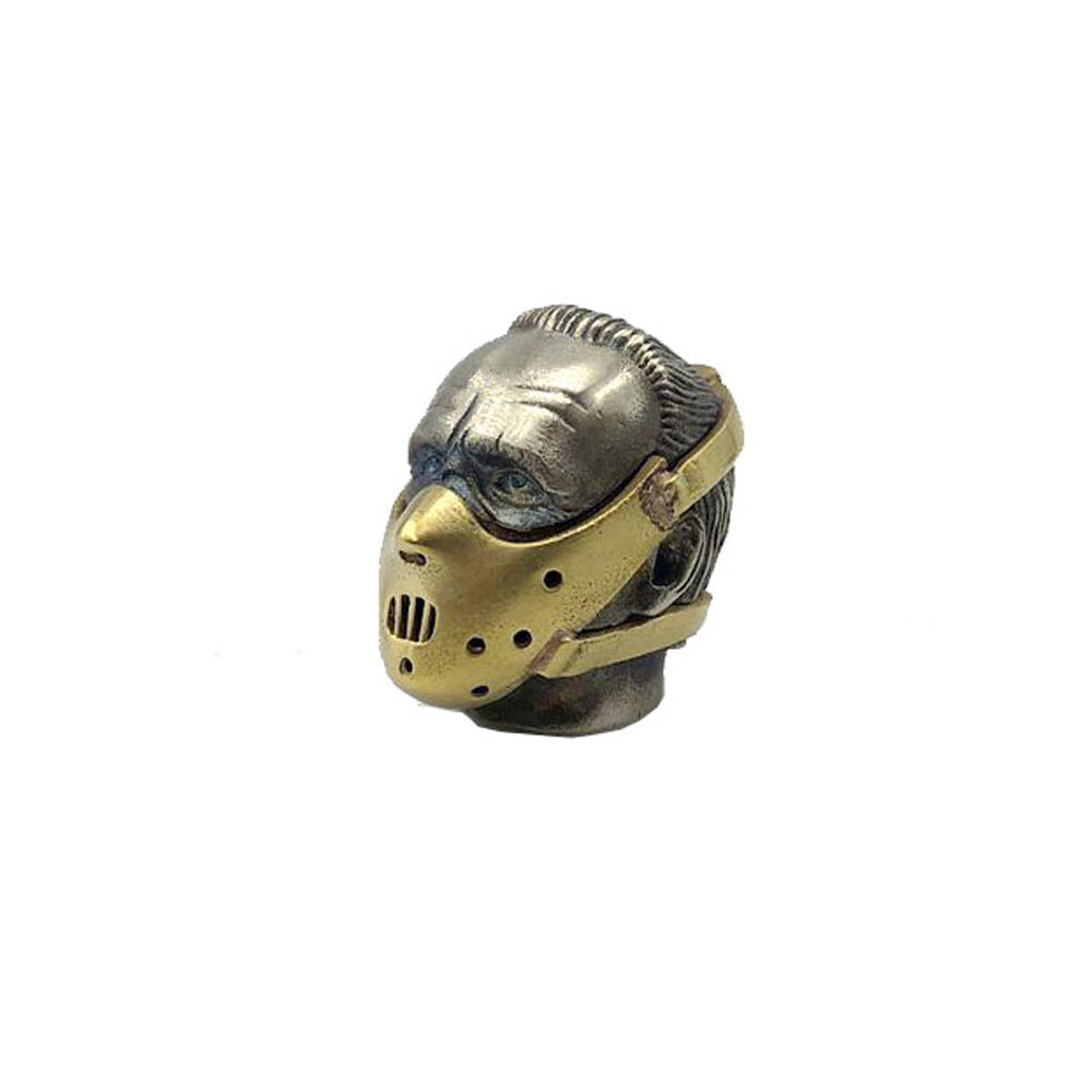 Mask Knife Lanyard Bead White Brass Bead Paracord Knife Pendant Lanyard Bead