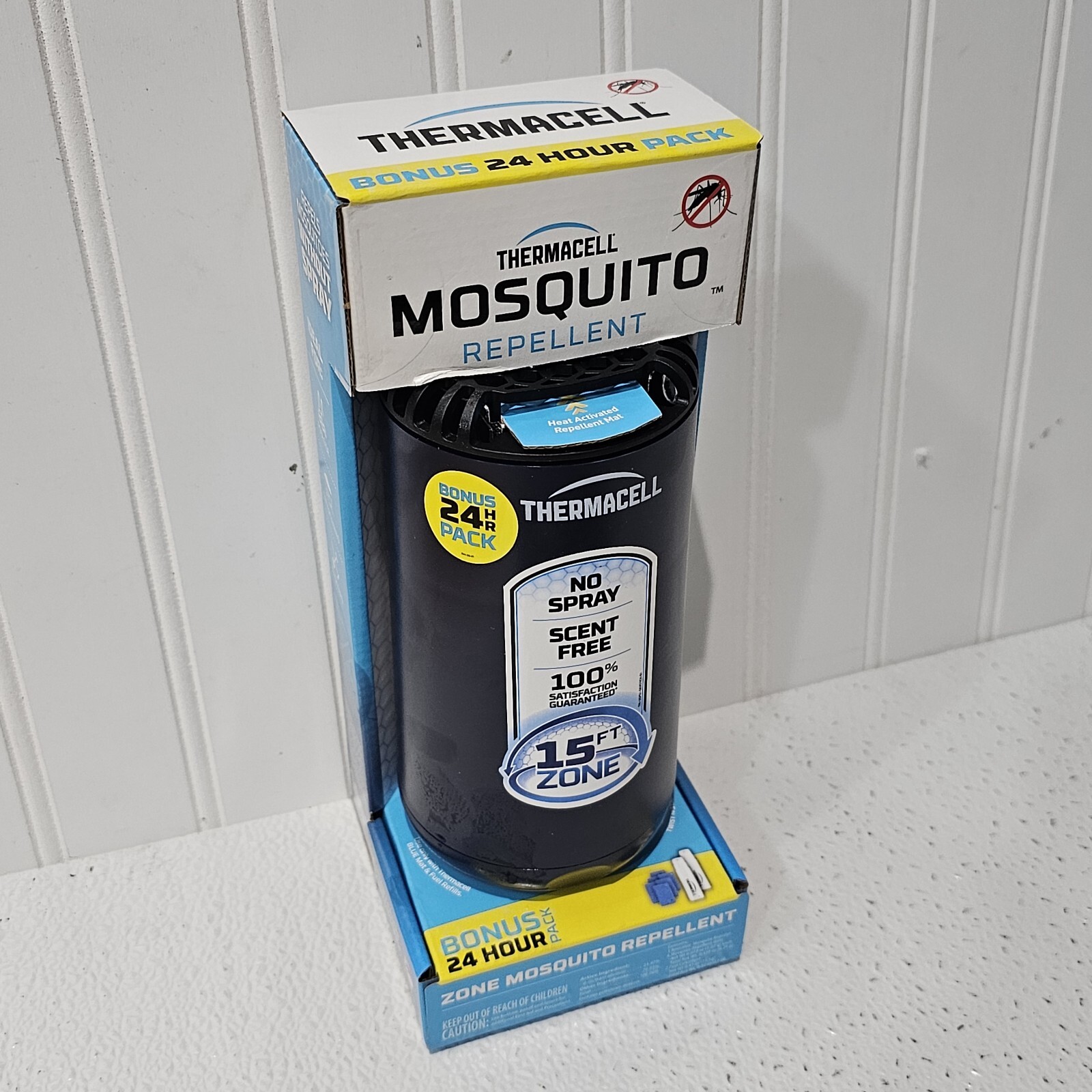 NEW Thermacell Mosquito Repellent Patio Shield Midnight 15 Ft Zone