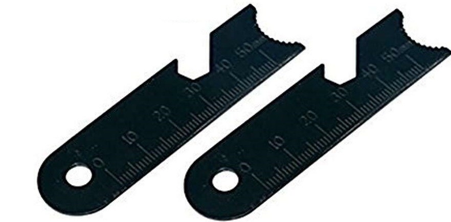 2 Rod Carbon Steel Strikers Scrapers / perfect for ferro rod fire starter BOB