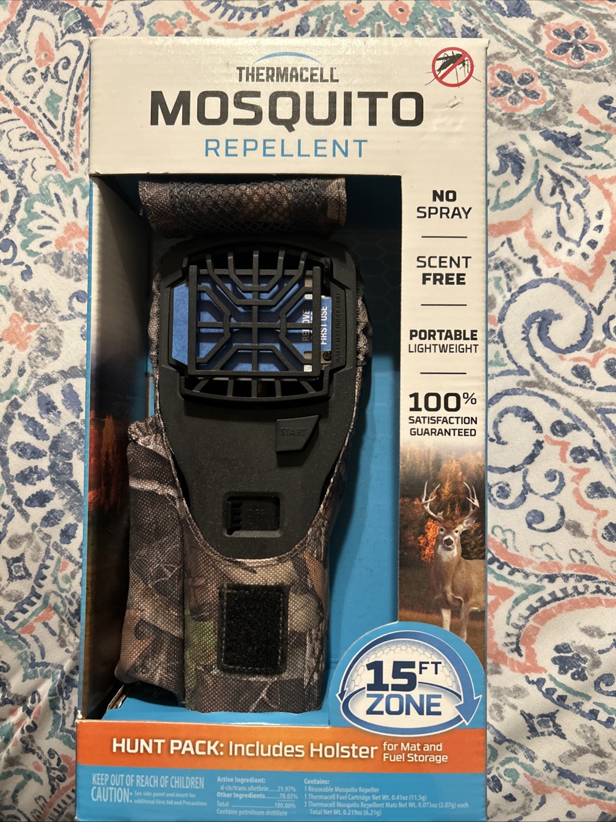 Thermacell MR300F Portable Mosquito Repeller, Hunt Pack w/Holster