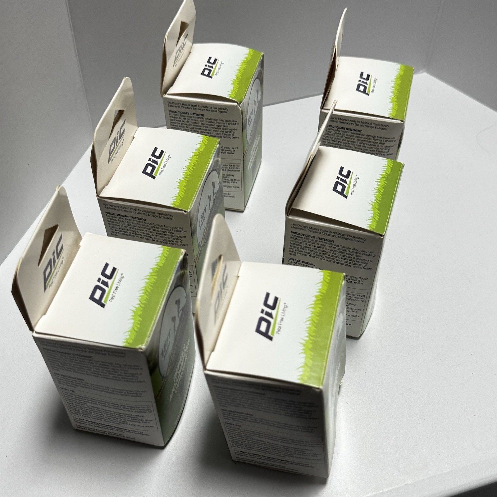 PIC Mosquito Botanical Repellent​ 60 Hour REFILL Set Of 6 REFILLS in 6 New Boxes