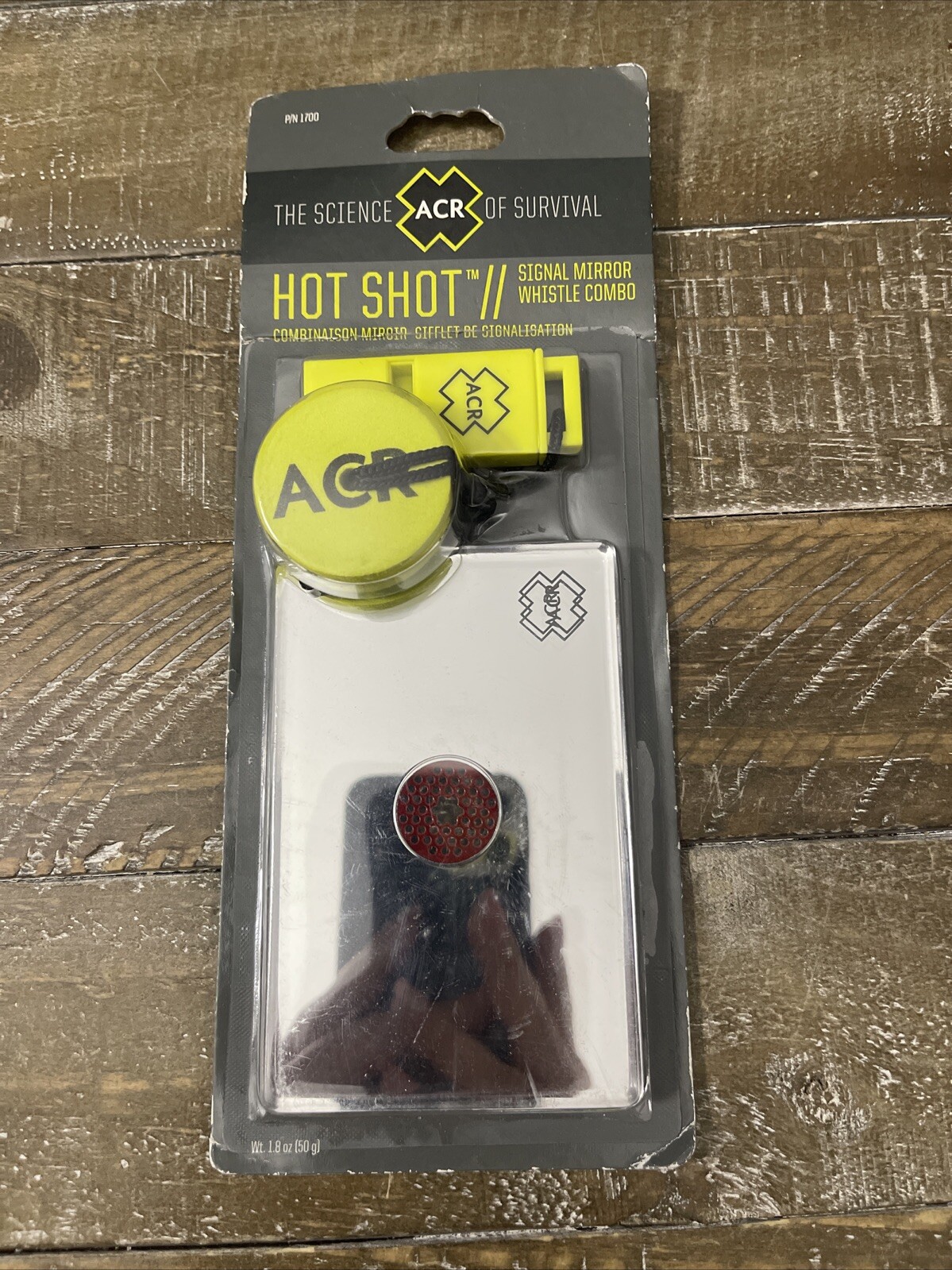 ACR Hot Shot Signal Mirror And Whistle