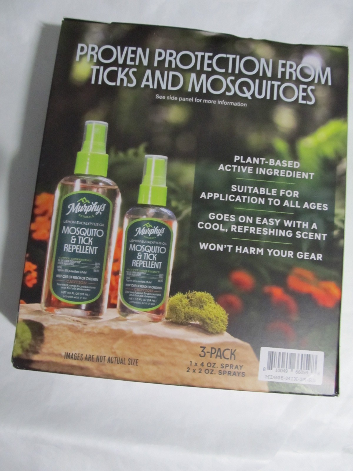 Murphy’s 3-PK Naturals Insect Repellent Spray Lemon Eucalyptus Oil 1x4oz / 2x2oz