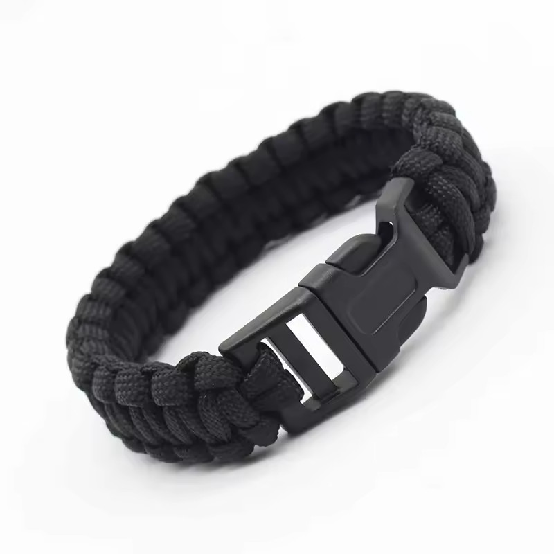 Outdoor Adjustable Paracord Survival emergency Rope Bracelet