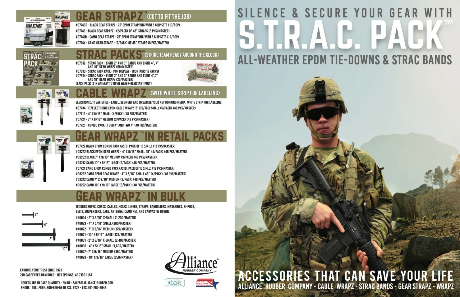 Ranger Bands® STRAC Strike Team Ready Around The Clock Combo 16 Bands Alliance
