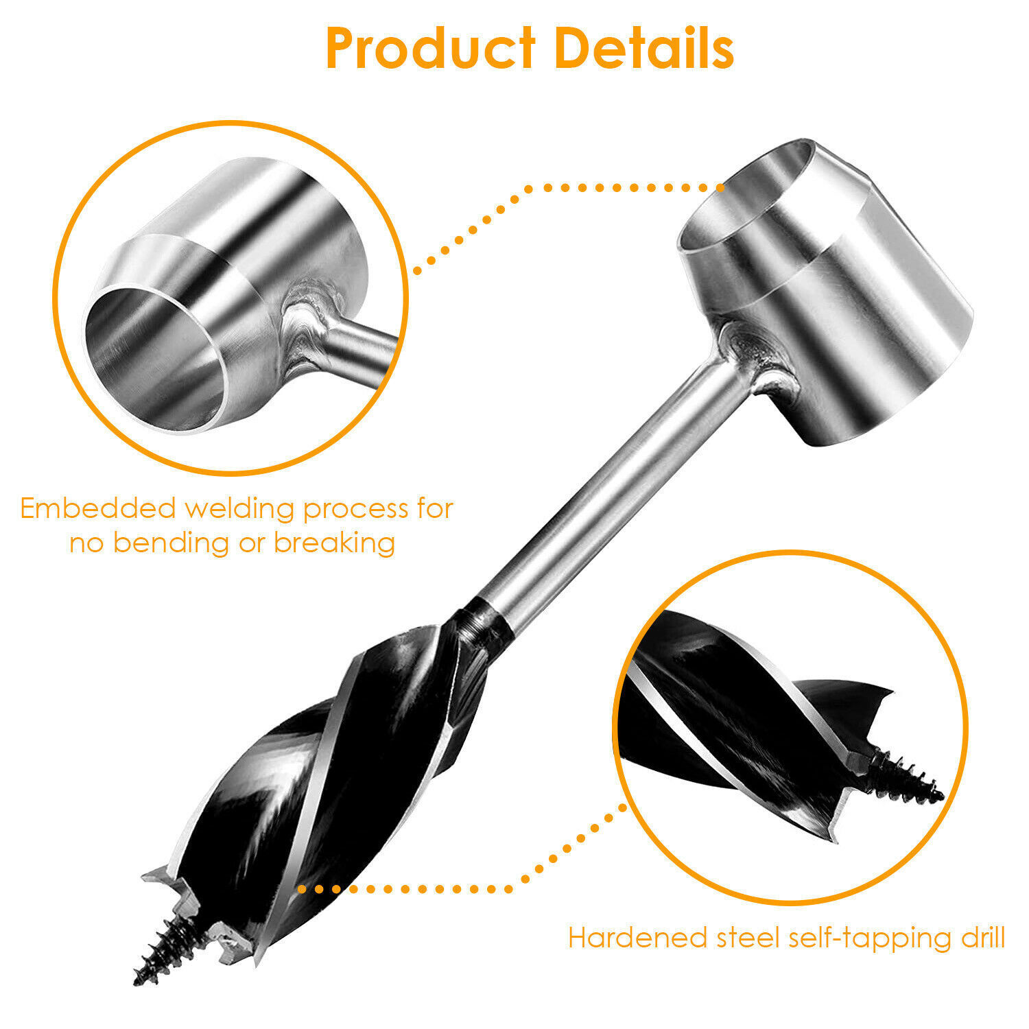 Outdoor Survival Tool Wood Drill Manual Hand Auger Wrench for Bushcraft Settlers