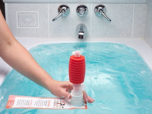 Emergency Water Bank Storage With Pump, Heavy Duty, 100-Gallon, Easy To Use-NEW