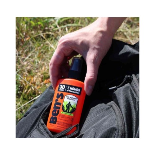 Ben’s Tick & Insect Repellent 30% Deet, Orange, 3.4 Ounce – 5 Pack