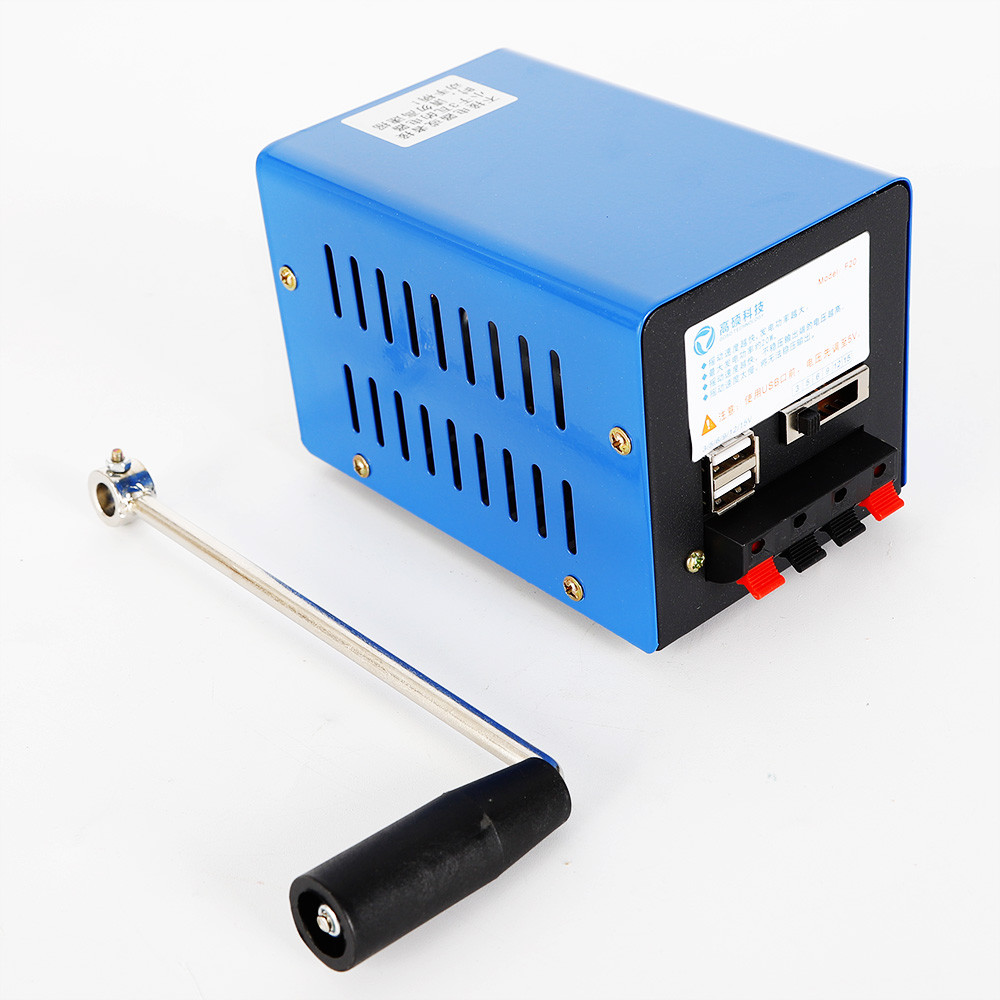 Outdoor Portable Multifunction Emergency Survival Hand Crank Charge Generator